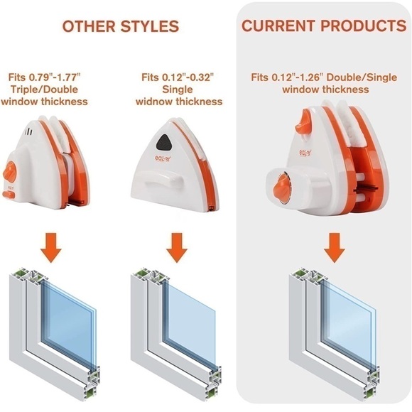 𝅺EAZER Magnetic Window Cleaner - Picture 6 of 9